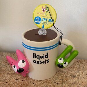 Hallmark NEW Hoops & Yoyo - Liquid Assets Bank (for coins) with Sound